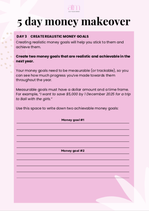 5 day money makeover