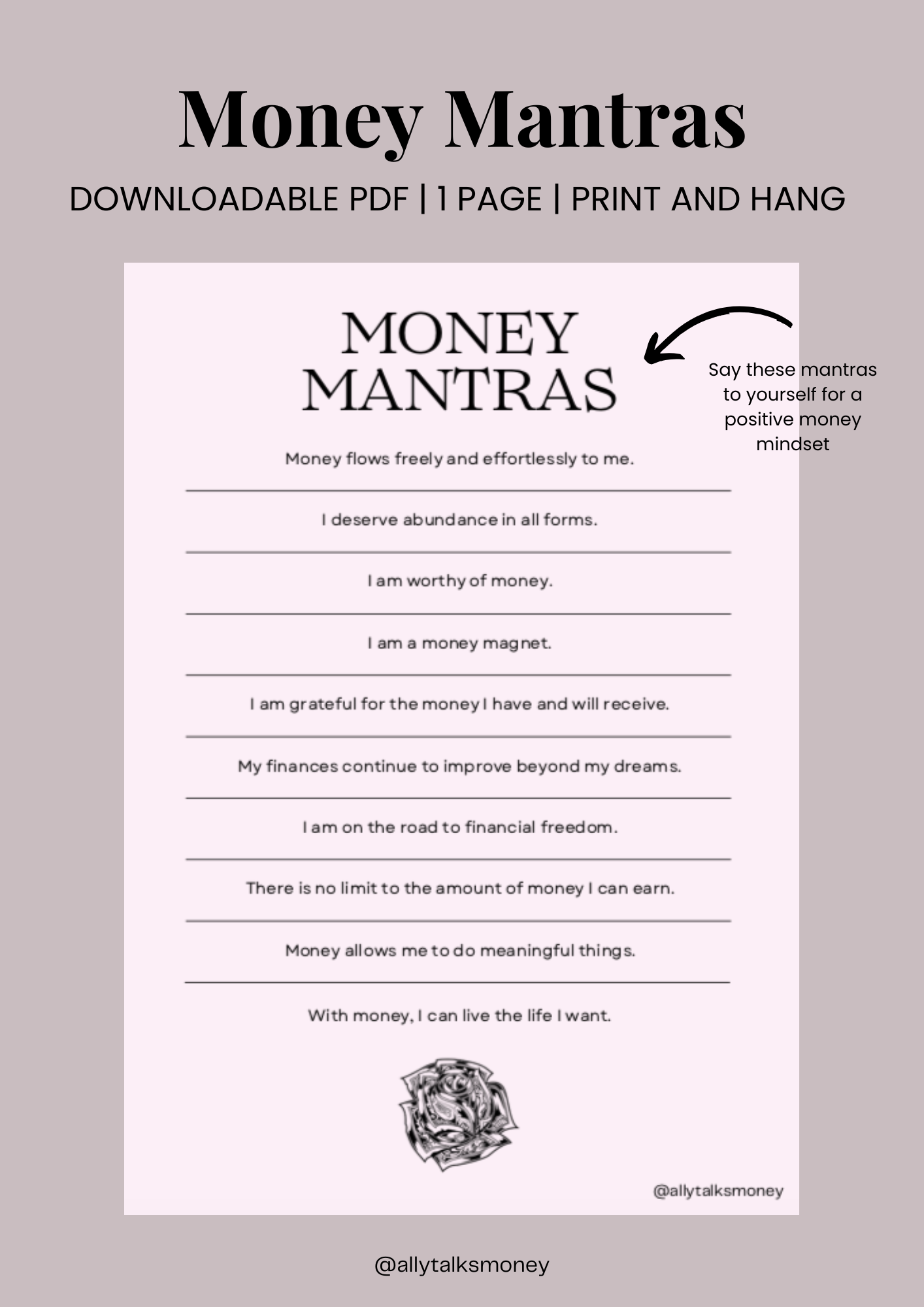 Abundance on Autopilot eBook, Worksheets and Dream Life Budget (Instant Downloads)
