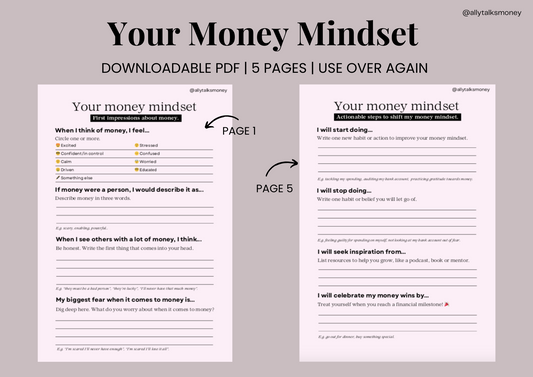 Your Money Mindset (Downloadable PDF)